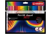 Hobby artikler - STABILO Pen 68 ARTY, sæt med 30 pensel penne - 204032