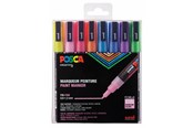 Hobby artikler - POSCA  marker sæt PC-3M, 8 ass. farver, Glitter - 401627