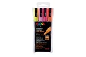 Hobby artikler - POSCA marker sæt PC-3M, 4 ass. Glitter farver, warm - 401639