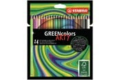 Hobby artikler - STABILO ® Arty GREENfarver FSC®-mærkede farve blyanter, sæt med 24 penne - 208706