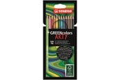 Hobby artikler - STABILO ® Arty GREENfarver FSC®-mærkede farve blyanter,  sæt med 12 penne - 208704