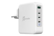 Mobil - Adaptere & Opladere - j5create 130W GaN 4-Port Charger - JUP43130E-EN