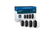 Smart Home - Arlo Pro 5 – trådløst sikkerhedskamerasystem – 4 kameraer – hvid - VMC4460P-200EUS