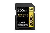Hukommelseskort - Lexar Professional Gold 2000x SD - 300MB/s - 256GB - LSD2000256G-BNNNG