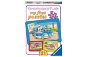 Puslespil - Ravensburger Animals In Action 3x6p - 10105630