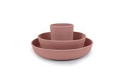 Baby Udstyr - Filibabba Silicone dinner set - Rose - FI-02253