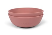 Baby Udstyr - Filibabba Silicone bowl 2-pack - Rose - FI-02274