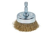 Bor & bits - Makita 50MM BRASS COATED WIRE CUP BRUSH - D-73617