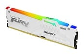 RAM - Kingston FURY Beast RGB DDR5-5600 - 32GB - CL36 - Single Channel (1 pcs) - AMD EXPO & Intel XMP - Hvid med RGB - KF556C36BWEA-32