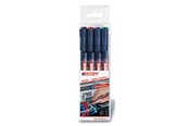 Skrive- og Tegneværktøjer - Edding e-8407 kabel marker sæt af 4 assorterede farver - 4-8407-4
