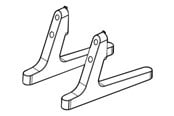 Vægbeslag, AV-Beslag & AV-Møbler - LG ST-653T - stand - for LCD display - Maks - Maks størrelse 65" - ST-653.AL