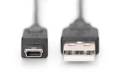 USB kabel - DIGITUS USB 2.0 Type-A to Type-B - 1.8m - AK-300130-018-S