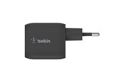 Mobil - Adaptere & Opladere - Belkin BOOST CHARGE PRO power adapter - PPS and GaN technology - 2 x USB-C - 45 Watt - WCH011VFBK