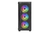 Kabinet - AeroCool Falcon ARGB - mid tower - ATX - Kabinet - Tower - Sort - ACCM-PV41143.11