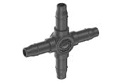 Havevanding - Gardena 4-vejsstykke 4,6 mm (3/16") - 13214-20