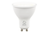 Smart Home - Deltaco LED-lampe, GU10, Wi-Fi 2,4GHz, 5W, 326lm, dæmpbar, 2700K-6500K, 220-240V, hvid - SH-LGU10CCTC