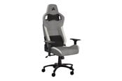 Gamer Stol - Corsair T3 RUSH - gaming chair - fabric - grey white Gamer Stol - Stof - Op til 120 kg - CF-9010058-WW