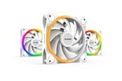 Kabinet Køler - be quiet! LIGHT WINGS 120mm PWM high-speed Triple-Pack - Kabinet køler - 120mm - Hvid med RGB - 31 dBA - BL101