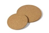 Køkkentilbehør - Funktion Trivet 2 round Ø17/22 cork - 980188