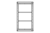 Vægbeslag, AV-Beslag & AV-Møbler - Multibrackets M Pro Series - enclosure - for digital signage LCD panel - black - Maks 48 kg - Maks størrelse 46" - 7350105214745