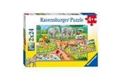 Puslespil - Ravensburger Puzzle A Day at the Zoo 2x24st. Floor - 78134