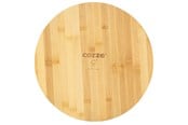 Køkkentilbehør - cozze ® pizzaskærebræt Ø350 x 12mm Bambus træ - 90314