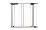 Baby Udstyr - BabyDan Premier sikkerhedsgitter med 1 forlænger, sølv, 79,5-86,5 cm - 500933