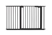 Baby Udstyr - BabyDan Premier sikkerhedsgitter ekstra bred, sort, 119,3-125,6 cm - 60116-2697-01