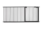 Baby Udstyr - BabyDan Premier sikkerhedsgitter ekstra bred, sort, 171,3-177,1 cm - 60116-26915-01