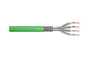 Netværkskabel - DIGITUS Professional bulk cable - 100 m - green - Grøn - 100m - DK-1843-VH-1