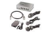 USB hub - StarTech.com 10G8A2CS-USB-C-HUB USB hub - 10 ports - Grå - 10G8A2CS-USB-C-HUB