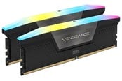 RAM - Corsair Vengeance RGB DDR5-6000 - 32GB - CL30 - Dual Channel (2 pcs) - Intel XMP - Sort med RGB - CMH32GX5M2B6000C30