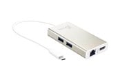 Dockingstation - j5create USB-C Multi-Adapter (with Ethernet and 60W PD) - JCA374-N