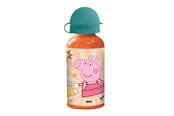 Skoletilbehør - Euromic Peppa Pig vandflaske, alu 400 ml - 41234