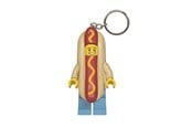 Skoletilbehør - LEGO Hot Dog Mand Nøglering med LED lys - 4006036-LGL-KE119H