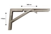 Beslag & hængsler  - Home>it Foldable Shelf Bracket 300 x 170 mm - 16940