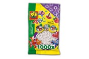 Kreativt Legetøj - SES Creative Fuse Beads - White 1000pcs. - 00700