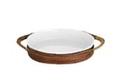 Køkkentilbehør - Pillivuyt Basket oval 31 x 23 cm Light/Dark brown Nito wicker - 22390