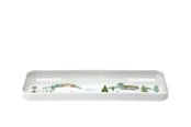 Køkkentilbehør - Pillivuyt Dish rectangular Winter 36 x 12 cm White Ovenproof porcelain - 28349