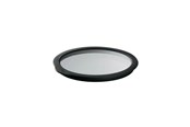 Køkkentilbehør - Rösle Glass lid 16 cm Clear/Black Glass/Silicone - 22555