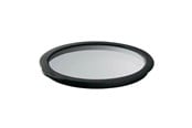 Køkkentilbehør - Rösle Glass lid 24 cm Clear/Black Glass/Silicone - 22557