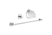 Badeværelsestilbehør - Grohe Essentials tilbehørssæt 3-in-1 krom - 40775001