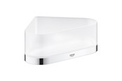 Badeværelsestilbehør - Grohe Selection Bakke til hjørne med holder krom - 41038000