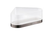 Badeværelsestilbehør - Grohe Selection Bakke til hjørne med holder poleret hard graphite - 41038A00