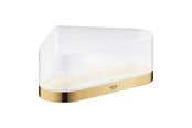 Badeværelsestilbehør - Grohe Selection Bakke til hjørne med holder poleret cool sunrise - 41038GL0
