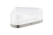 Badeværelsestilbehør - Grohe Selection Bakke til hjørne med holder supersteel - 41038DC0