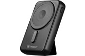 Powerbank - Sandberg Mag Wireless Powerbank 10000 Powerbank - Sort - 10000 mAh - 420-94