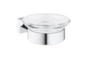 Badeværelsestilbehør - Grohe Essentials Cube Sæbeskål med holder krom - 40754001