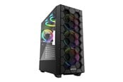 Kabinet - Sharkoon RGB Hex - mid tower - ATX - Kabinet - Tower - Sort - 4044951037551