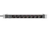 Strømkabel (ekstern) - DIGITUS 8-Port - 1U - Aluminum PDU (Italian Outlets) - DN-95410-IT